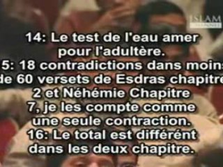 22 erreurs dans la Bible en 2 minutes 30 (Zakir Naik)