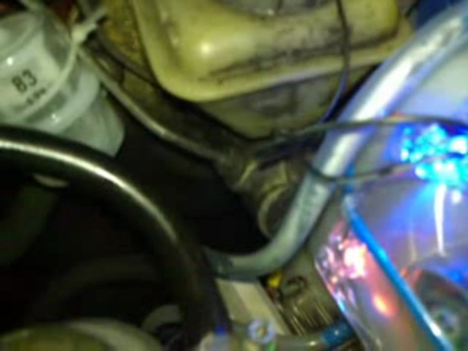 peugeot 205 td HHO hydrogène et oxygène, gaz Brown