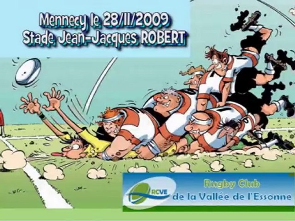 Rugby Mennecy moins de 11 ans RCVE Maisse 28/11/2009