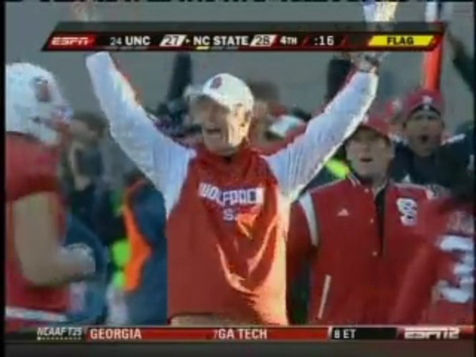 NC State - UNC Highlights (11/28/09)