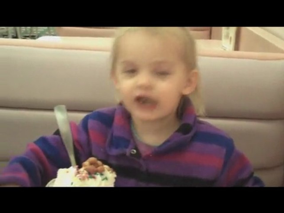 Kailyn and Grandpa at Malley's: Tin Roofs and Peanuts!