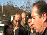 Action de la CAR de Corsica Libera pour Hervé SANTELLI