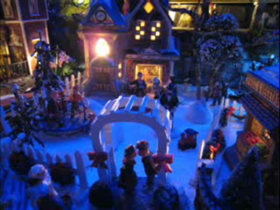 village de noel 2009 de nuit