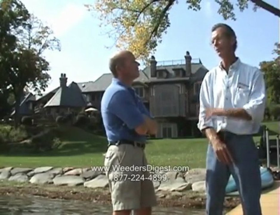 Lake Weed Cutter and Pond Weed Rake all in one!