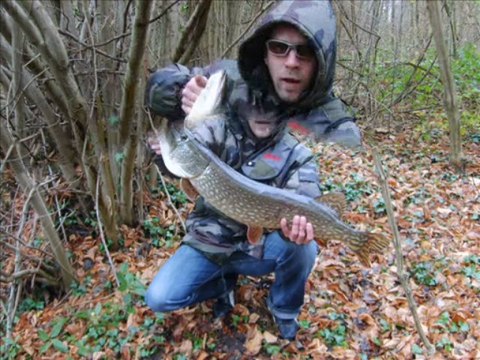 Brocanja Vs Brochet (82cm) énorme!!!!!(peche au leurre)