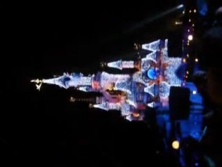Chateau disneyland illuminé