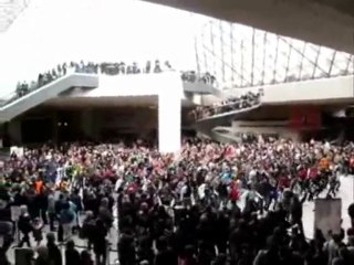 Flashmob Chaine de l'Espoir, Paris