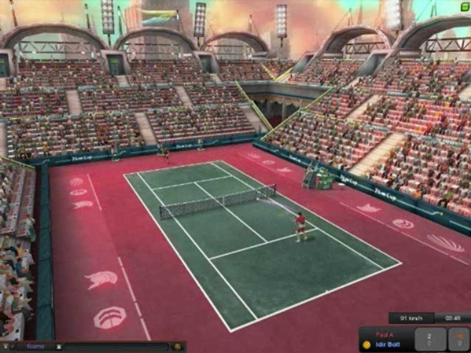 Match de tennis sur EoS