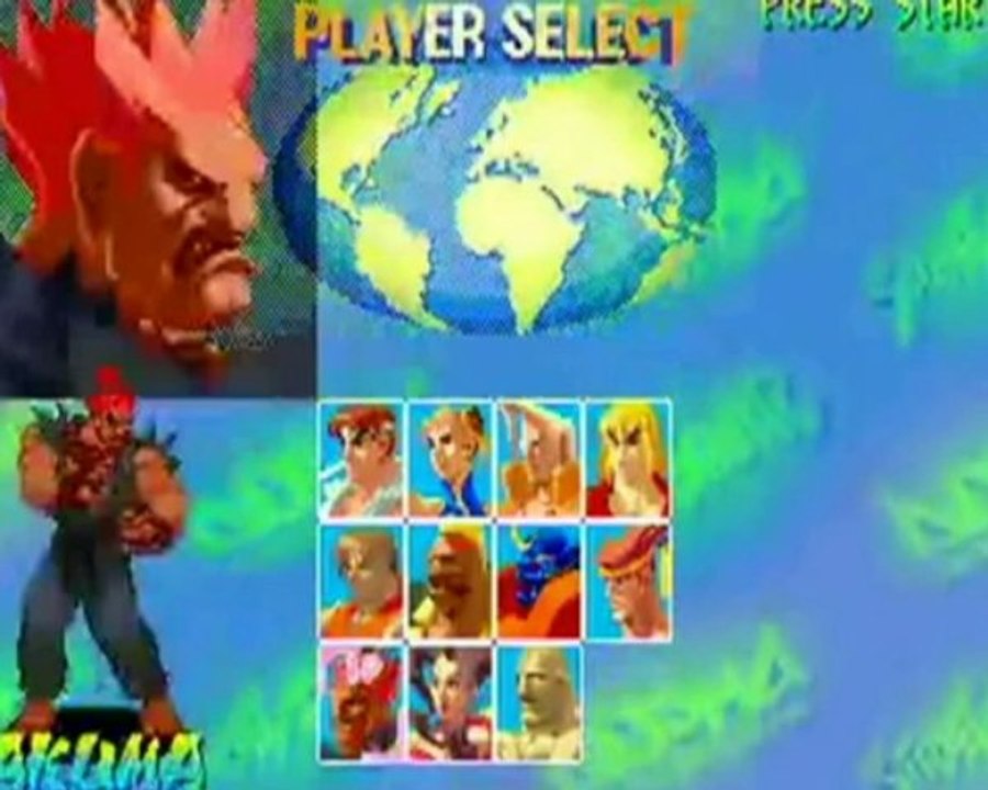 STREET FIGHTER ZERO ALPHA BGM 1 SEGA SATURN STEFGAMERS