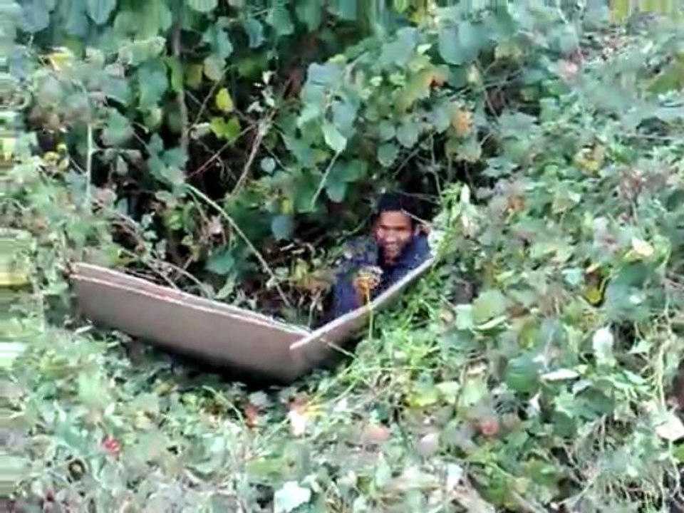 Régis taille la haie