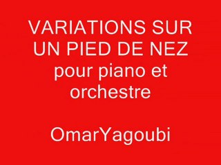 Variations sur un pied-de-nez  O.Yagoubi