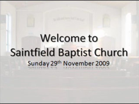 291109 - gospel service part 1