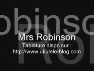 Mrs Robinson Ukulele Cover