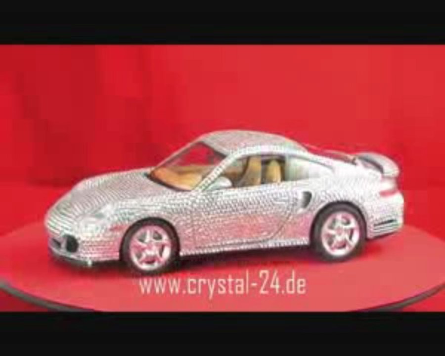 Porsche carrera turbo 1:18 crystal swarovski edition