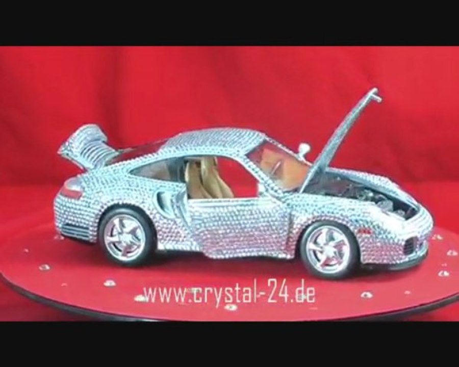 Porsche carrera turbo 1:18 crystal swarovski edition