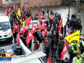 Les chômeurs sont descendus dans la rue