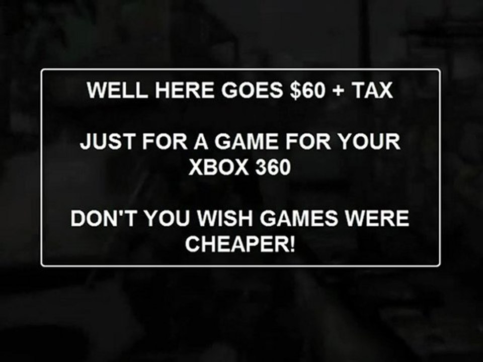 Xbox 360 Mods - Have any Game you want for about 2 bucks.
