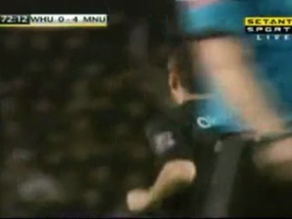 Manchester United vs West ham United, goal 4/4