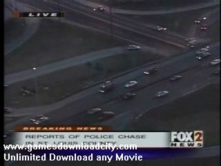 Horrible car crash accident police chase