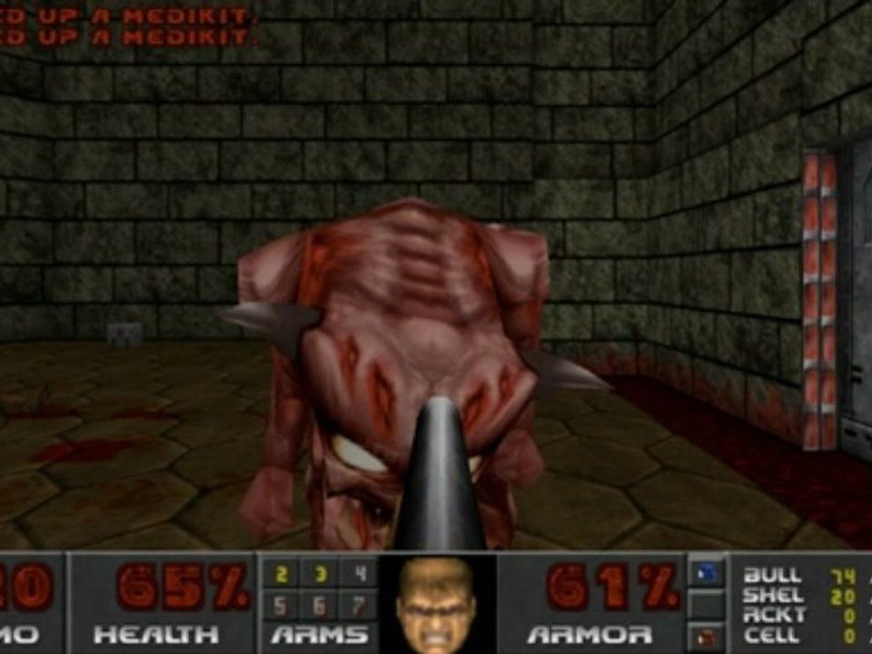 DOOM - I Sawed The Demons (E2M1 - Deimos Anomaly) [Arachno SoundFont Game MIDI Music]