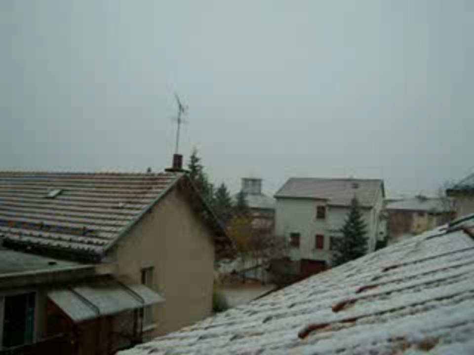 Première neige sur Gap
