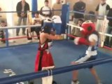 Combat de Boxe à Bègles(Léa, short Bleu)