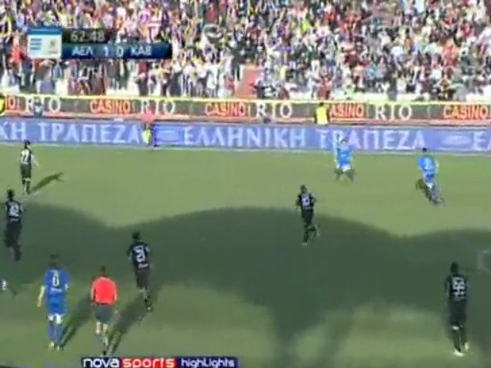 12th AEL-Kavala 1-0 Novasports tv Greece 2009-10