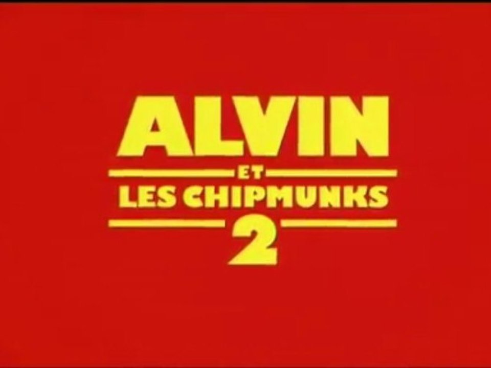 Alvin et les Chipmunks 2 Bande Annonce VF