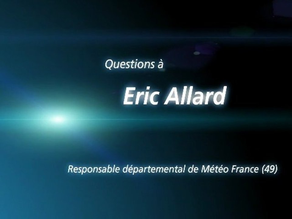 Interview de Eric Allard au Forum angevin du climat