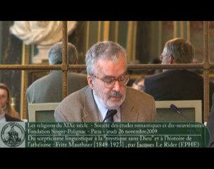 Les religions du XIXe siècle - Jacques Le Rider