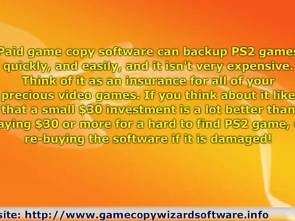 Backup PS2 Games - Why Backing Up Your PS2 Game is a Recessi