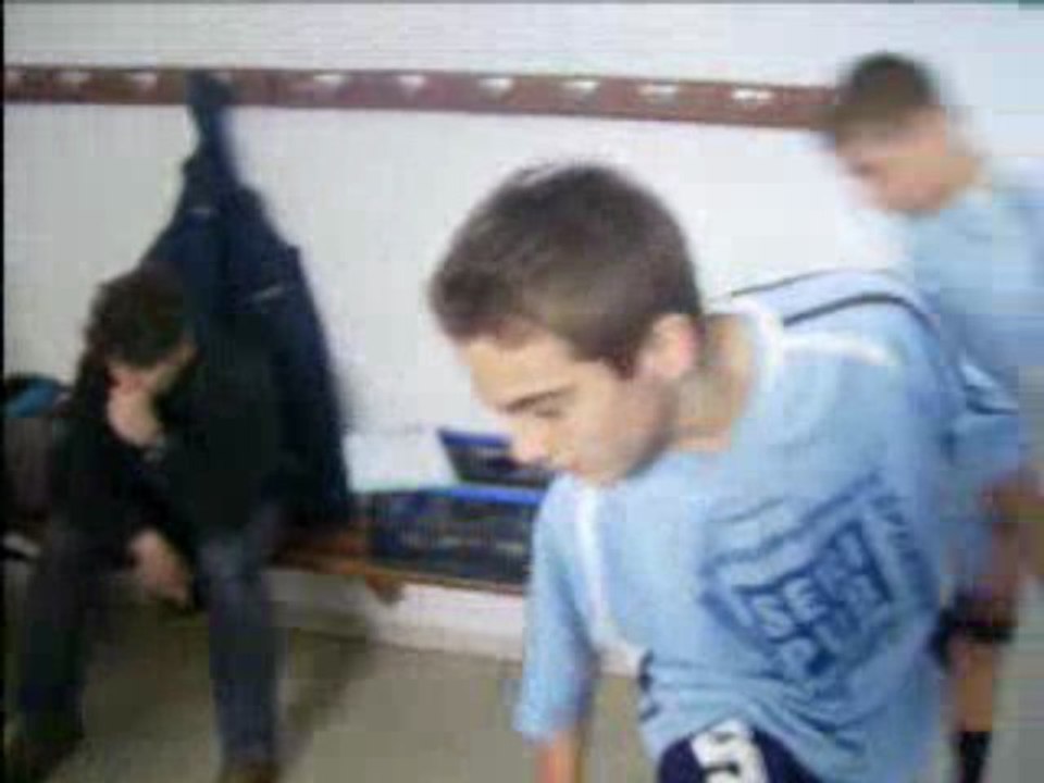 vestiaires avant match