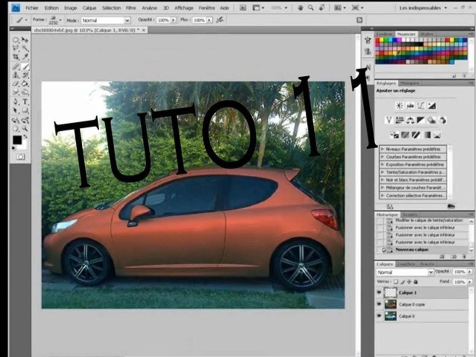 FreD || Tutorial photoshop #11 personnaliser une voiture