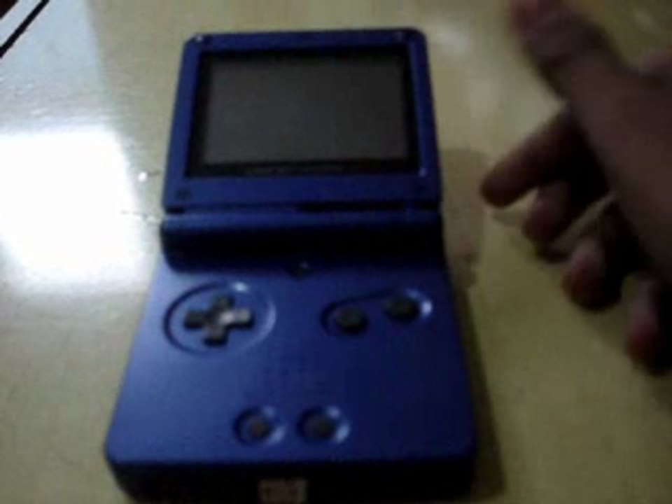 Demonstração Game Boy Advance SP
