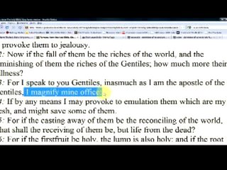 PT.9 ROMANS 11 THE OLIVE WILD OLIVE TREE