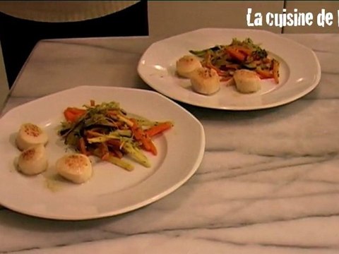 Coquilles St-Jacques aux agrumes (Recette de Monica)