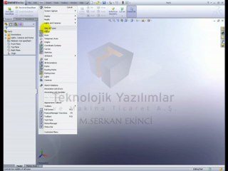 Solidworks 2009 Görsel Eğitim DVD Teknolojik Yazılımlar