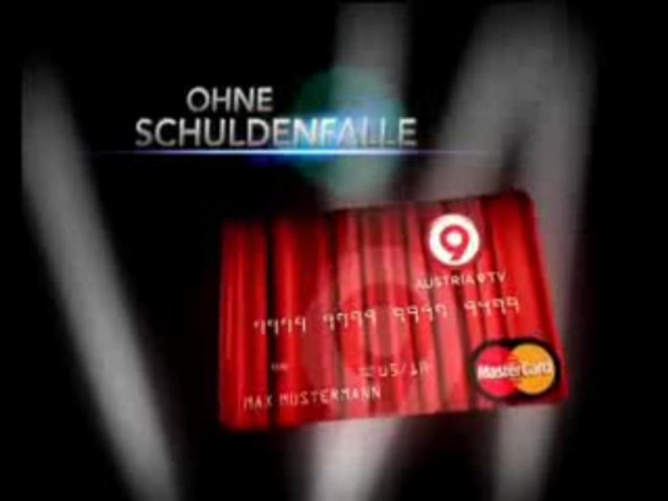 Austria9 TV Prepaid MoneyTransfer MasterCard Kreditkarte