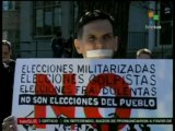 Manifestaciones de rechazo de comicios hondureños en Eeuu