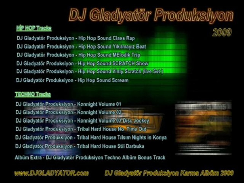 DJ Gladyatör Produksiyon - I Love Dance 2009