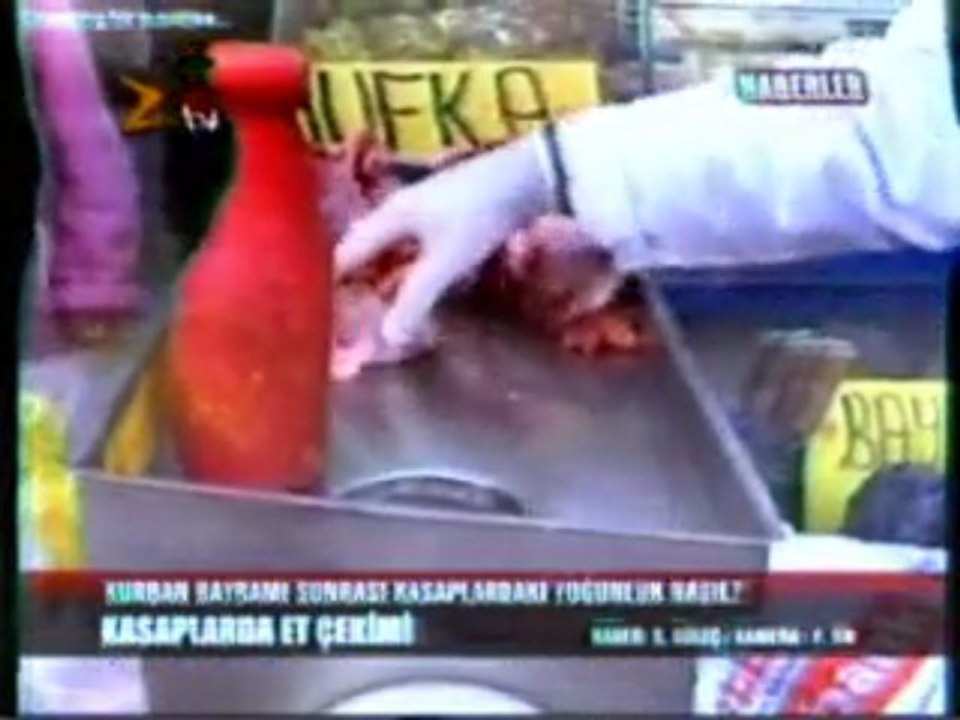 kasaplarda et çekimi
