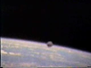 UFO close to Challenger NASA