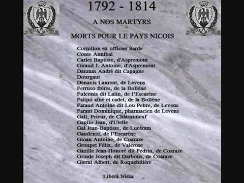 Pays de Nice 1792-1814 (Honneur aux Barbets)