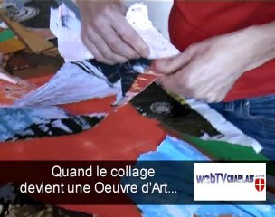 Quand le collage devient une oeuvre d'Art