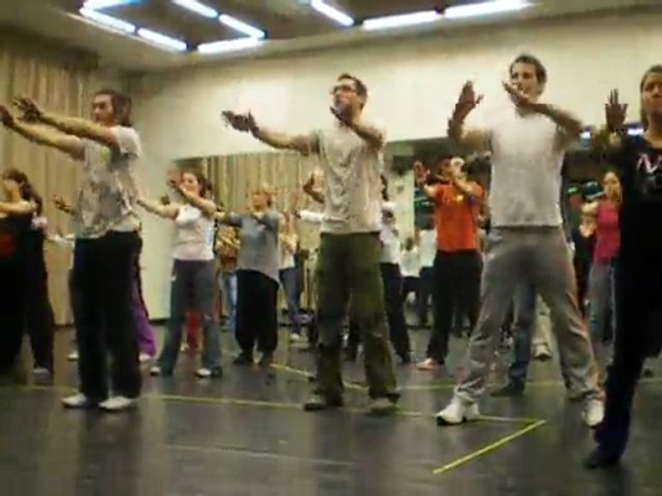 FlashMob rehearsal