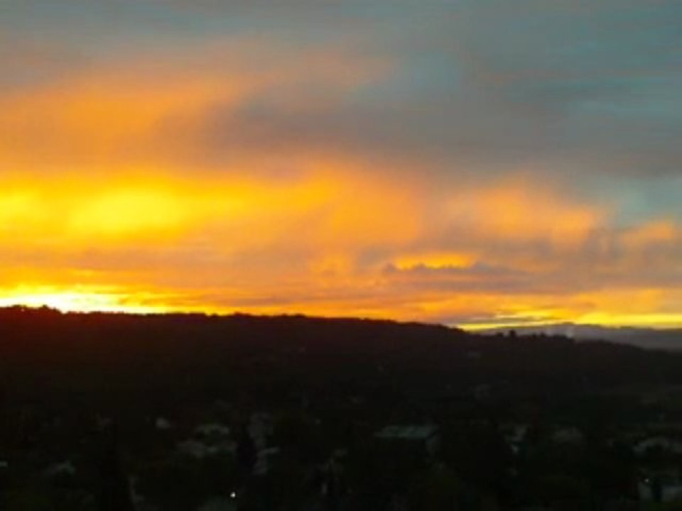 French skies on fire