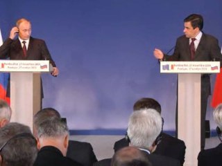 Fillon et Poutine répondent à la presse