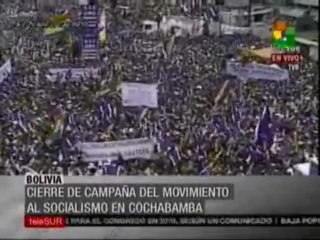 Cierre de Campaña de Evo Morales
