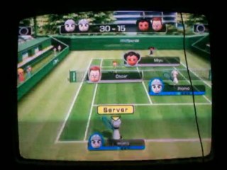 Wii tennis