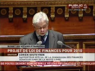 SEANCE,Projet de loi de finance - budget des affaires étrangères